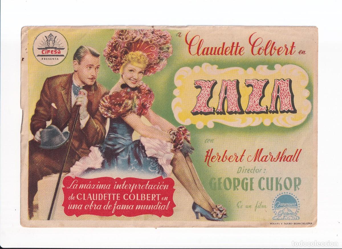 Cine: ZAZA : CLAUDETTE COLBERT - Foto 1