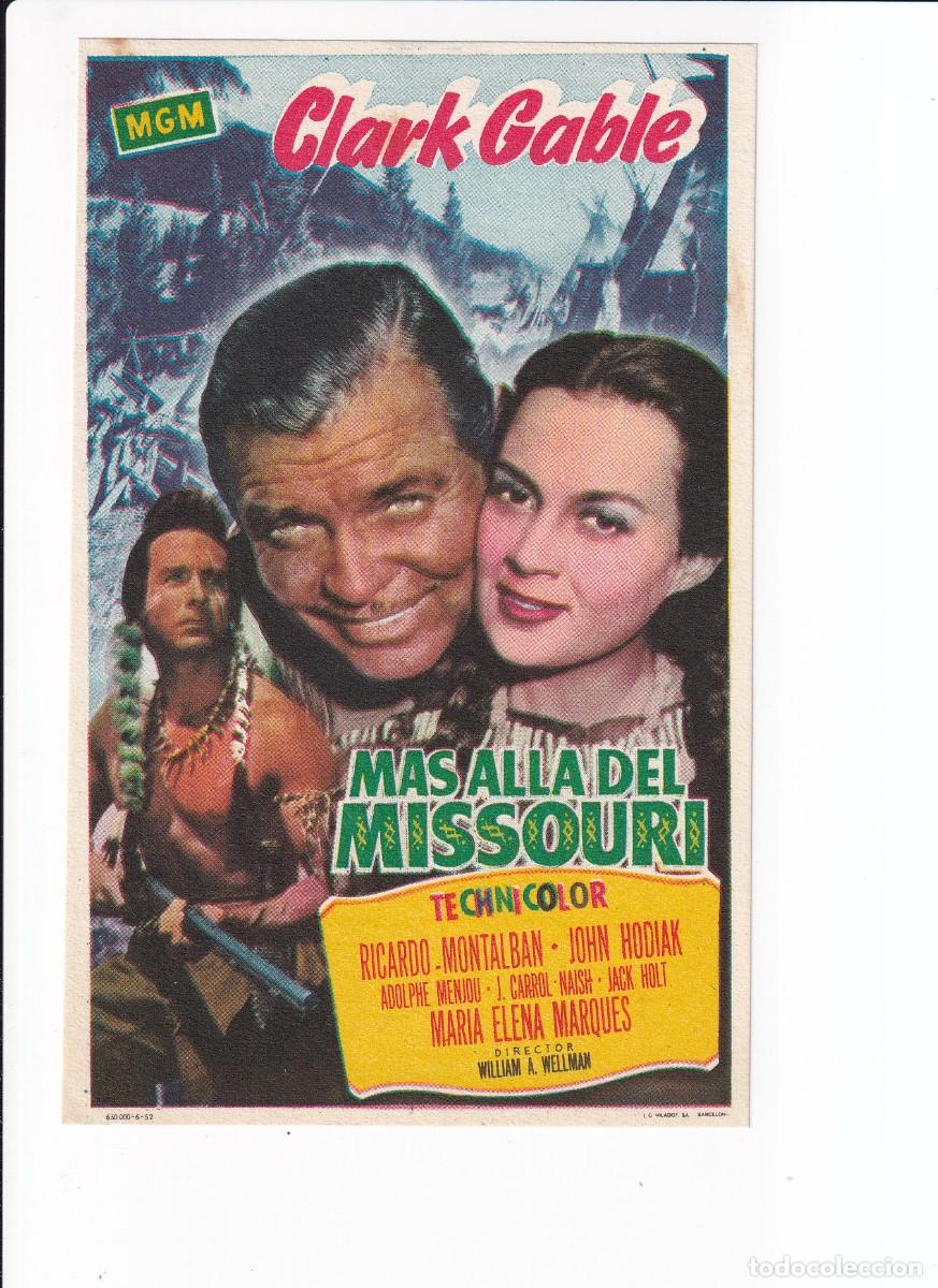 Cine: MAS ALLA DEL MISSOURI : CLARK GABLE - Foto 1