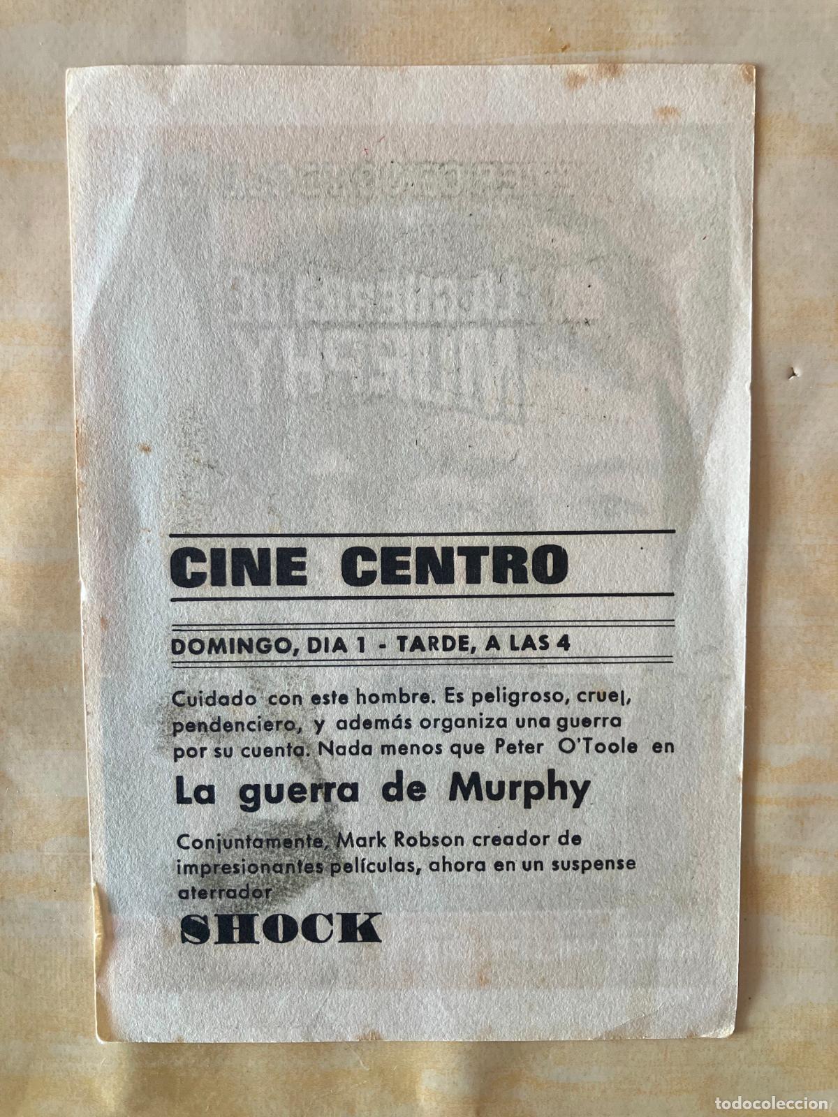 Cine: La guerra de Murphy - Programa de cine C/P - Foto 2