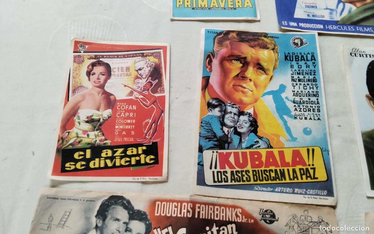 Cine: LOTE DE 11 PROGRAMAS DE MANO DE CINE , VER COMPOSICION - Foto 4