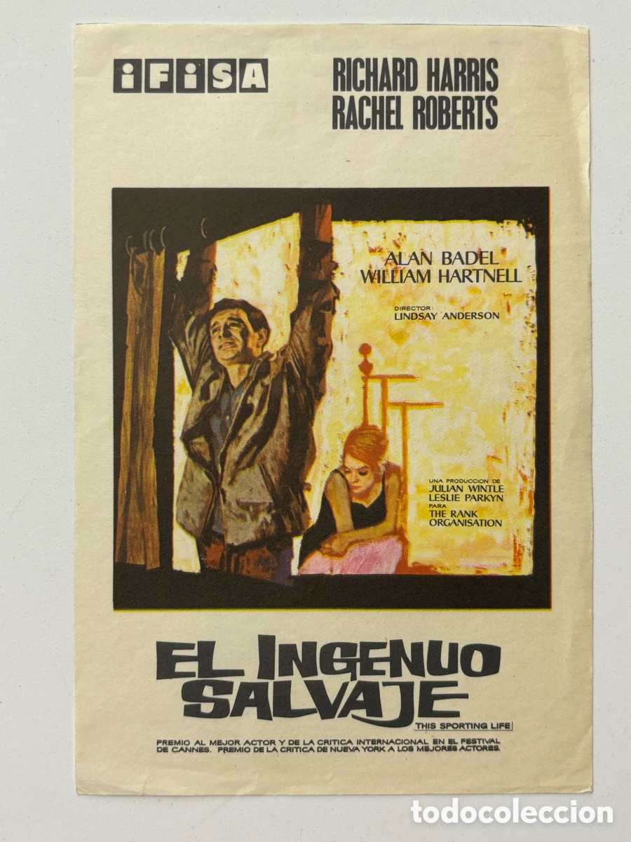 Cine: Programa el ingenuo salvaje Richard Harris A14G - Foto 1