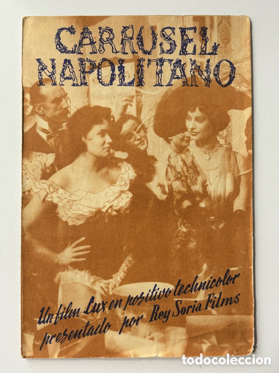 Cine: Programa carrusel napolitano Sof&iacute;a Loren A14 - Foto 1
