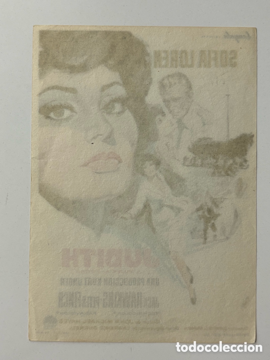 Cine: Programa Judith la Venus de la ira Sof&iacute;a Loren A14 - Foto 2