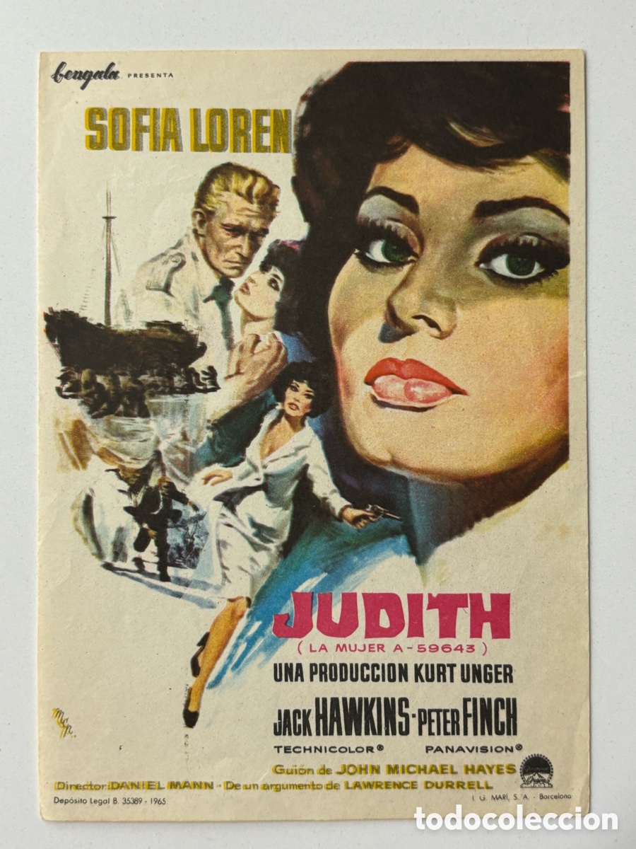Cine: Programa Judith la Venus de la ira Sof&iacute;a Loren A14 - Foto 1