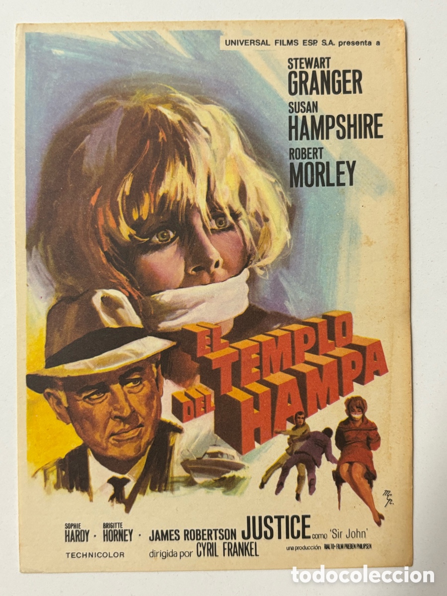 Cine: Programa el templo del hampa stewart granger A14G - Foto 1