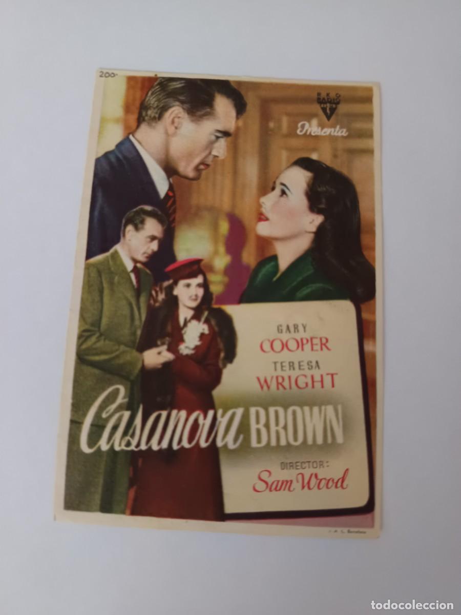 Cine: PROGRAMA DE CINE CASANOVA BROWN - Foto 1