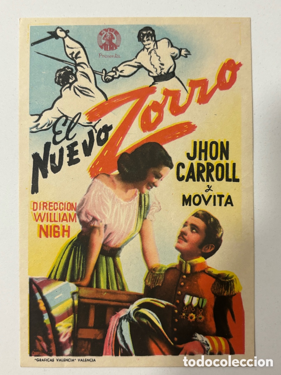 Cine: Programa el nuevo zorro john carroll A14 - Foto 1