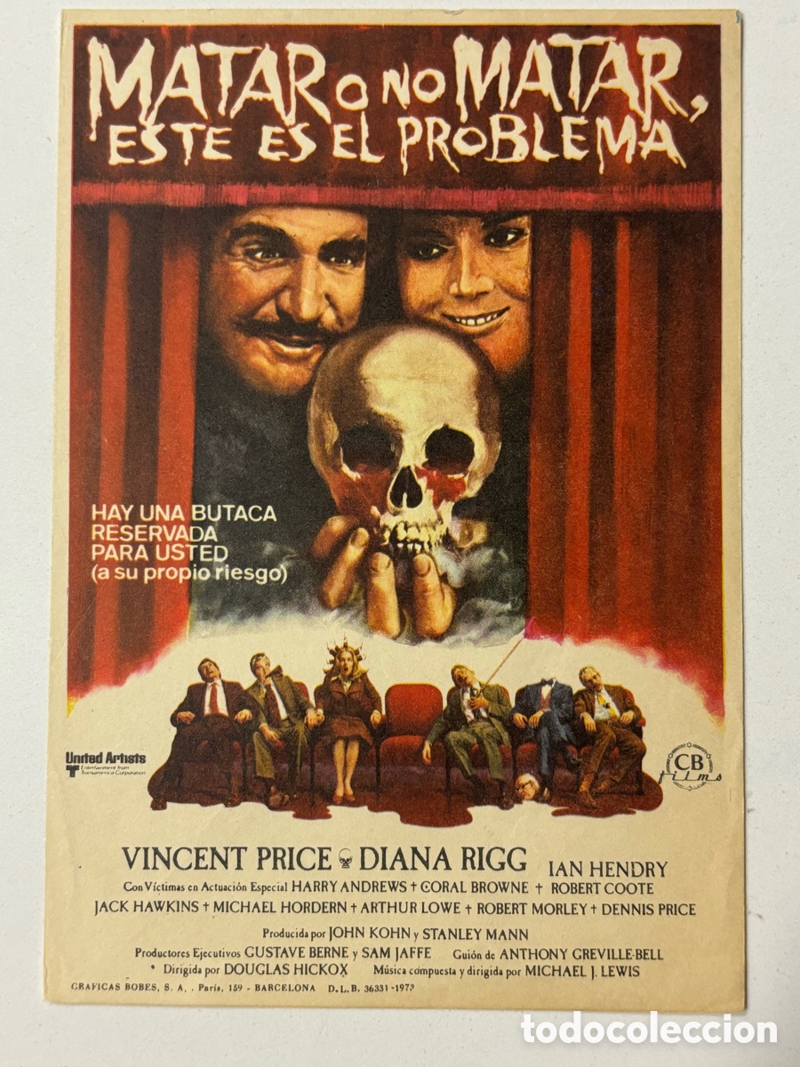 Cine: Programa matar o no matar este es el problema Vincent price A14 - Foto 1