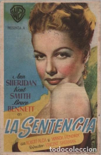 Cine: PROGRAMA DE CINE: LA SENTENCIA PC-10384 - Foto 1