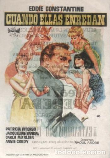 Cine: PROGRAMA DE CINE: CUANDO ELLAS ENREDAN PC-10386 - Foto 1