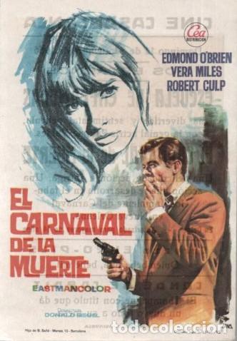 Cine: PROGRAMA DE CINE: EL CARNAVAL DE LA MUERTE PC-10391 - Foto 1