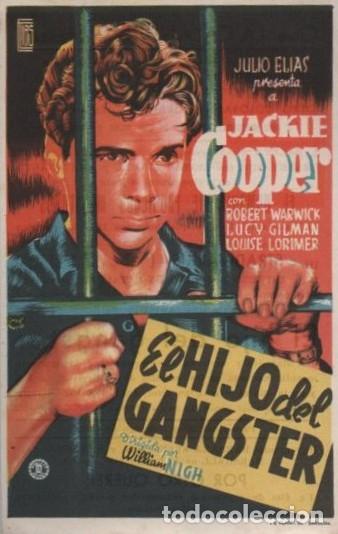 Cine: PROGRAMA DE CINE: EL HIJO DEL GANSTER PC-10395 - Foto 1