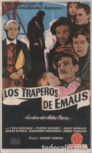 Cine: PROGRAMA DE CINE: LOS TRAPEROS DE EMAUS PC-10398 - Foto 1