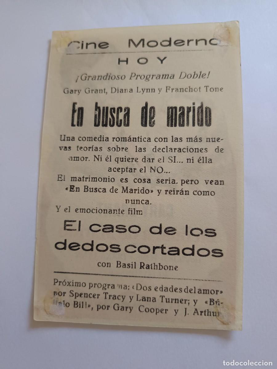 Cine: PROGRAMA DE CINE EN BUSCA DE MARIDO - Foto 2