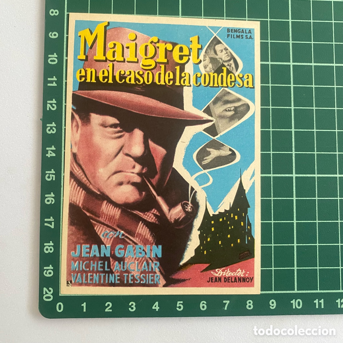 Cine: Programa de cine folleto de mano pelicula. Maigret - Foto 1