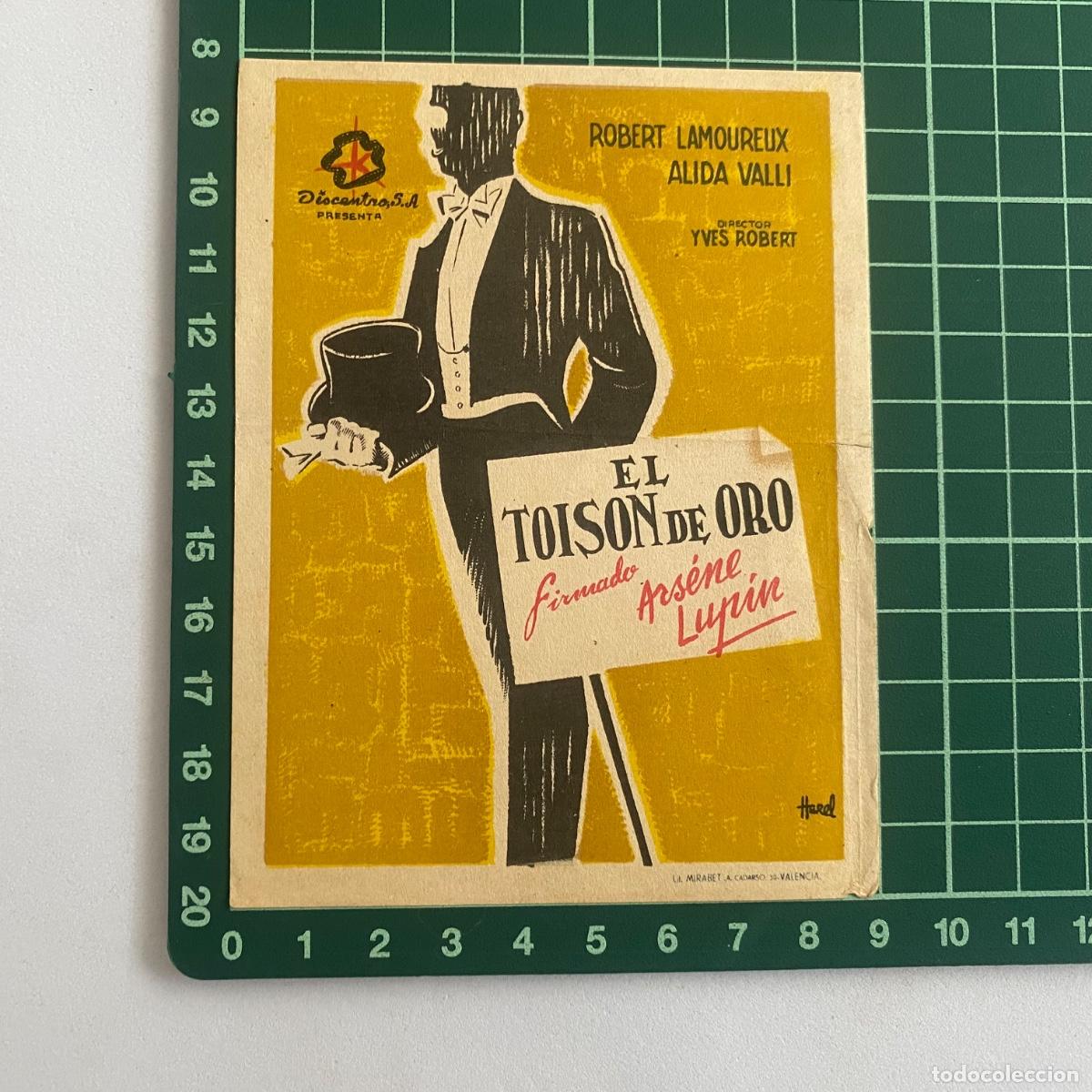 Cine: Programa de cine folleto de mano pelicula. El Toison de oro - Foto 1
