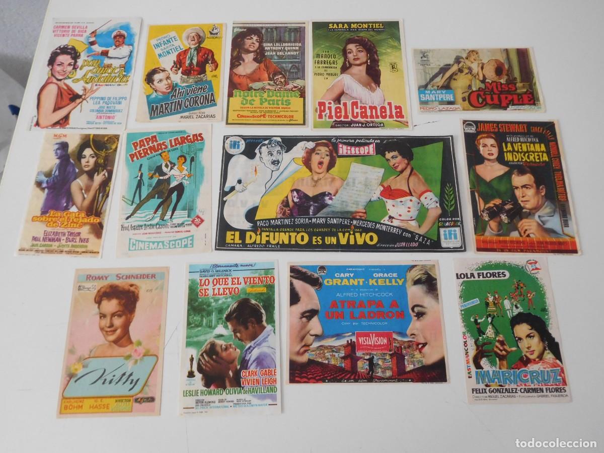 Cine: Lote de programas de cine antiguos - Foto 1