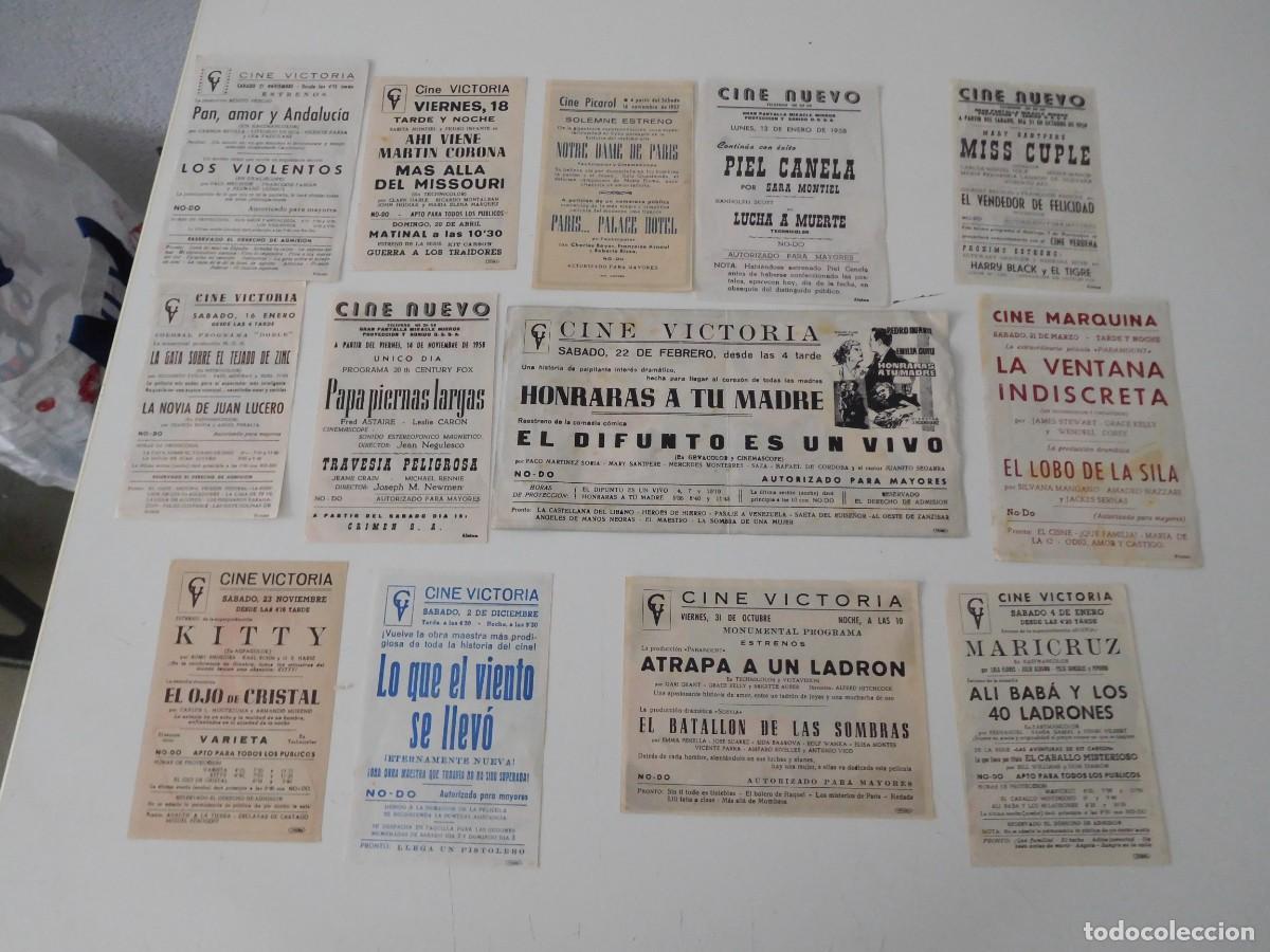 Cine: Lote de programas de cine antiguos - Foto 2