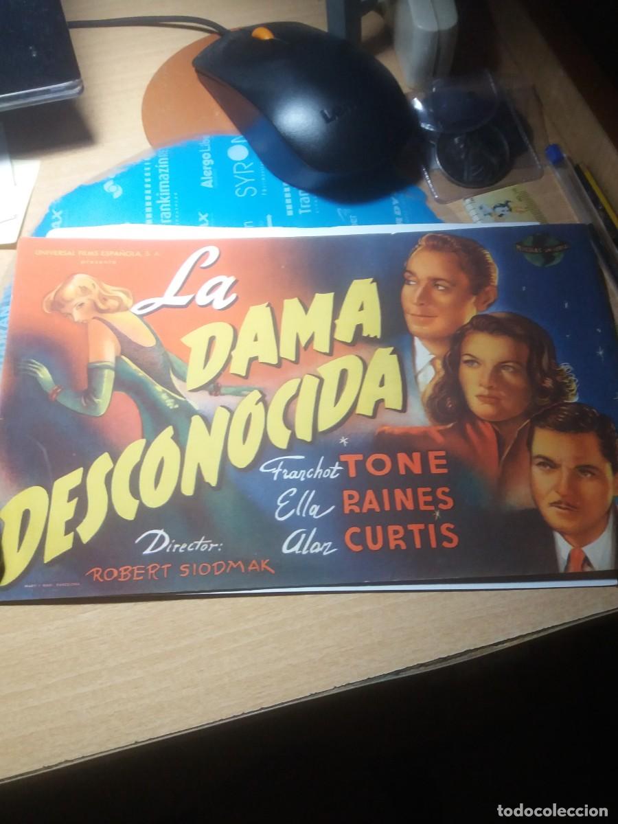 Cine: Cine Programa LA DAMA DESCONOCIDA 6-10 Mayo 1945 - Foto 1