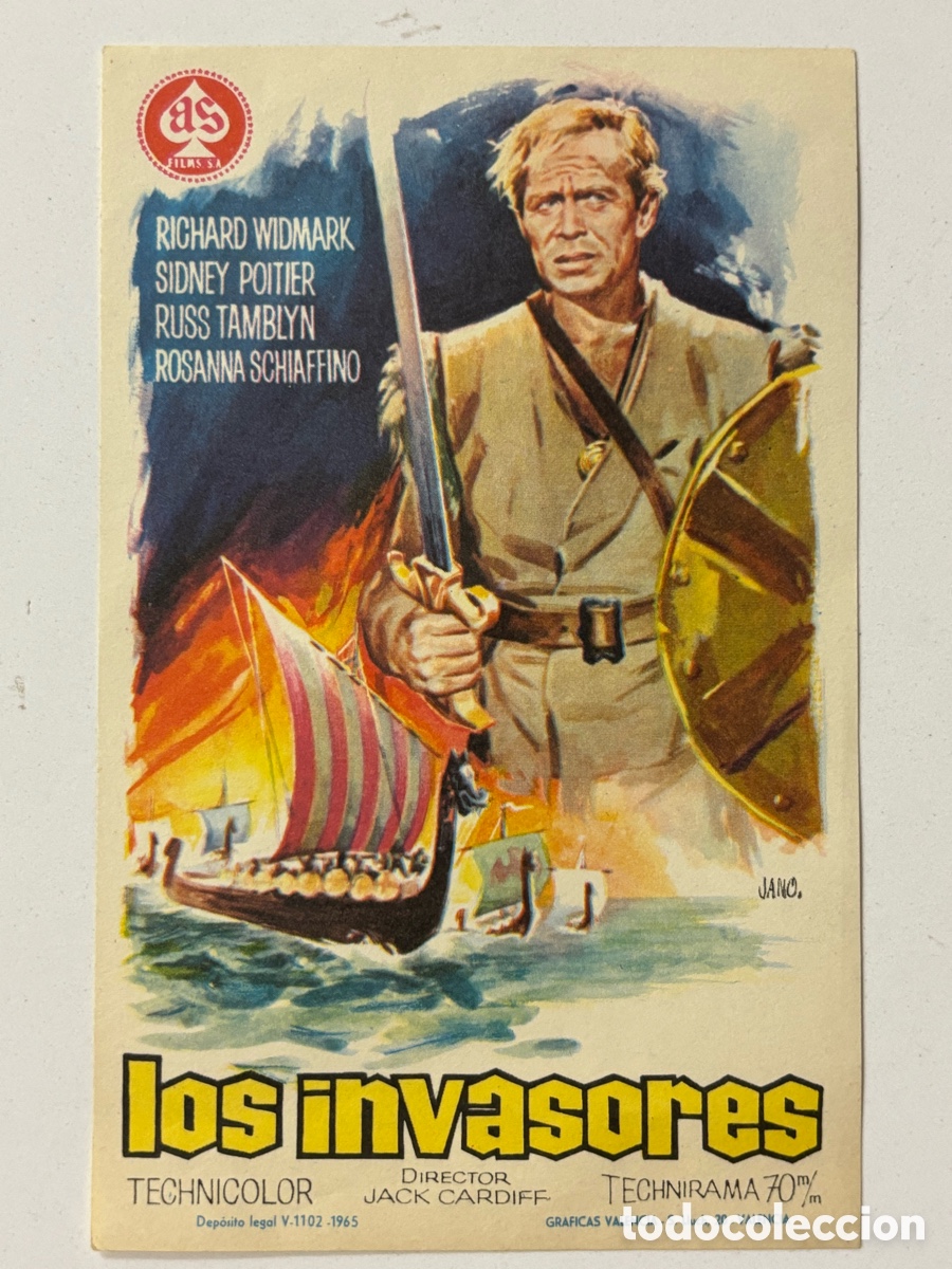 Cine: Programa los invasores Richard Widmark A15 - Foto 1
