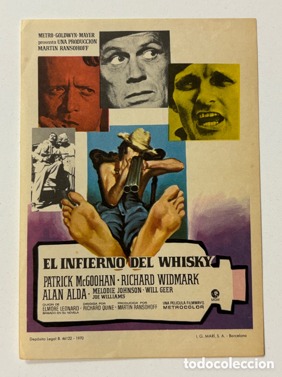 Cine: Programa el infierno del whisky Richard Widmark A15 - Foto 1