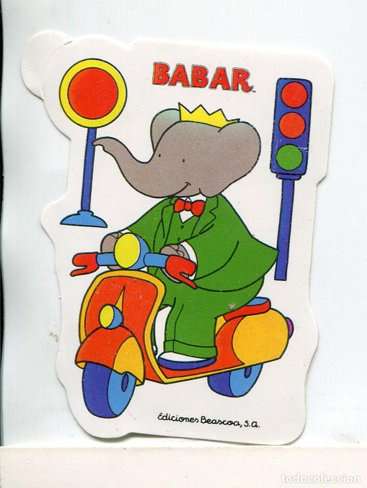Cine: BABAR. Ediciones Beascoa S. Q. PEGATINA. - Foto 1