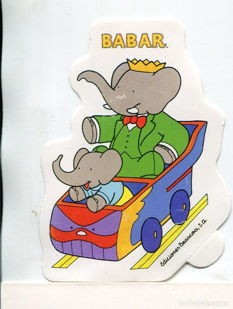 Cine: BABAR. Ediciones Beascoa S. Q. PEGATINA. - Foto 1