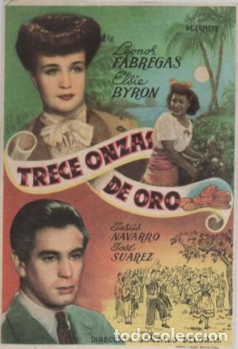Cine: PROGRAMA DE CINE: TRECE ONZAS DE ORO PC-10423 - Foto 1