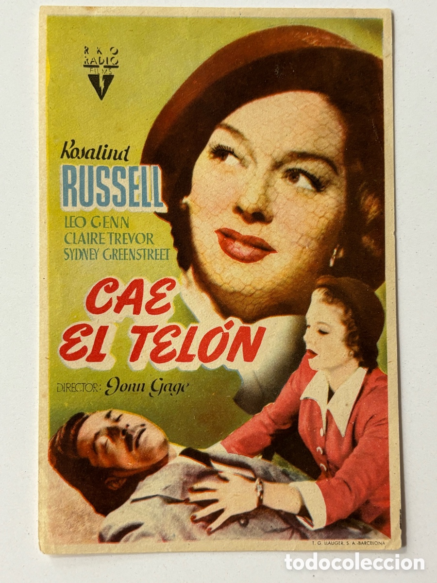 Cine: Programa cae el tel&oacute;n hedda gabler Rosalind Russell A15 - Foto 1