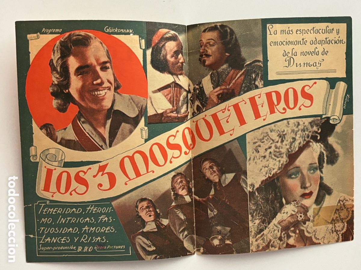 Cine: Programa uruguayo los 3 mosqueteros paul lukas A15G - Foto 2