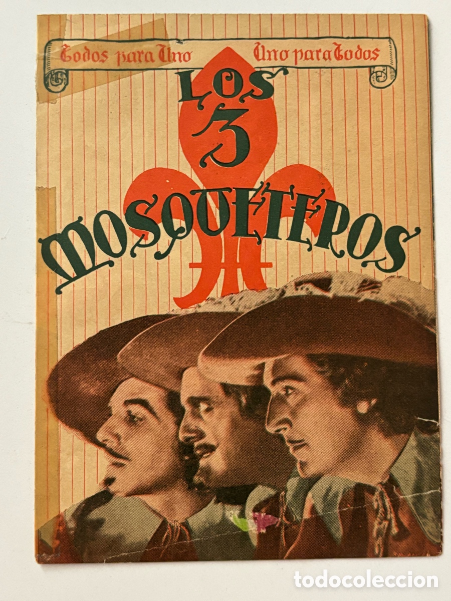 Cine: Programa uruguayo los 3 mosqueteros paul lukas A15G - Foto 1