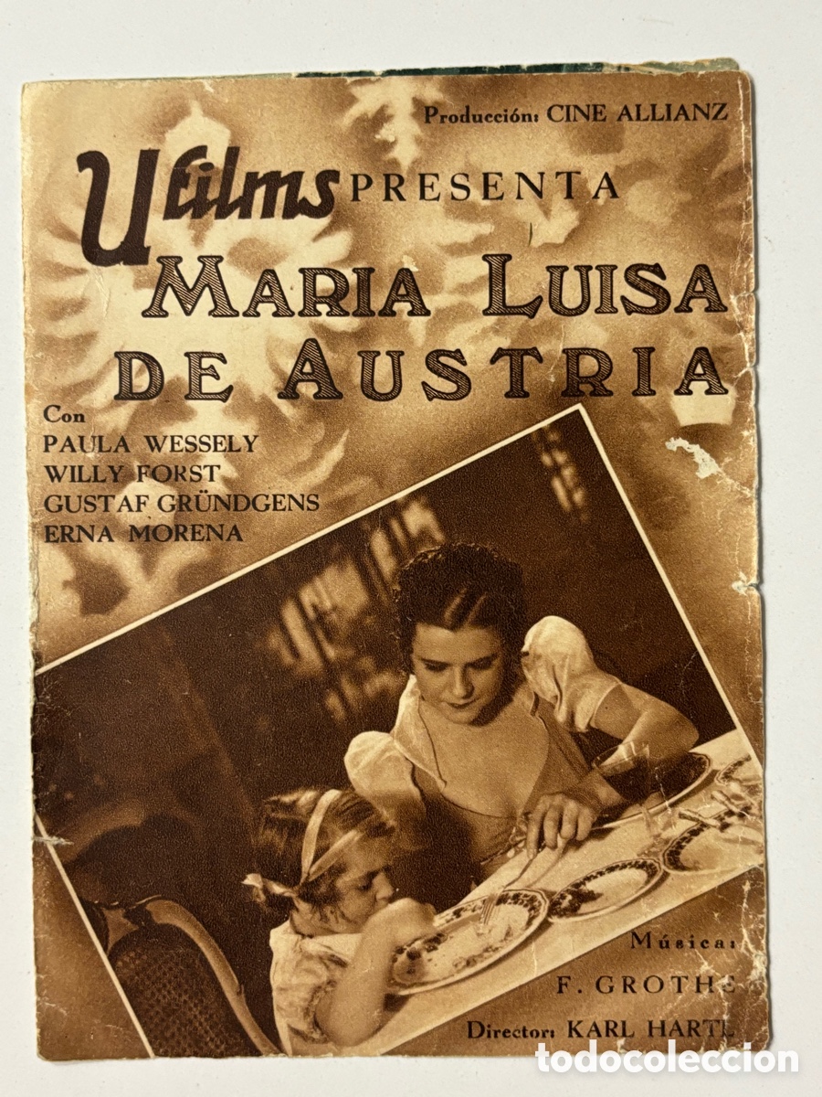 Cine: Programa Mar&iacute;a Luisa de Austria Paula wessely A15G - Foto 1