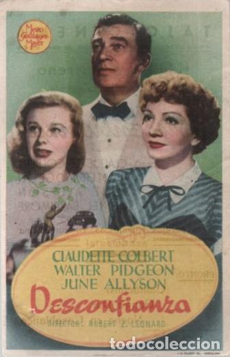 Cine: PROGRAMA DE CINE: DESCONFIANZA PC-10438 - Foto 1