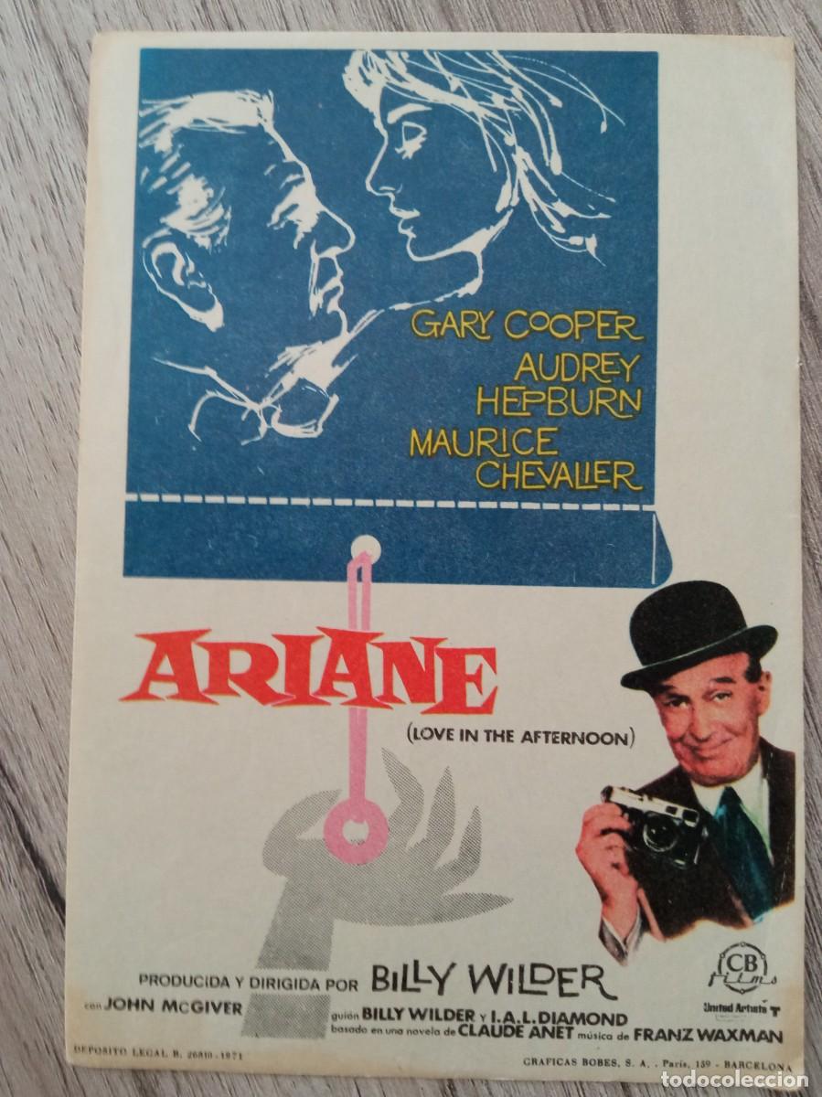 Cine: ARIANE, GARY COOPER, AUDREY HEPBURN - Foto 1