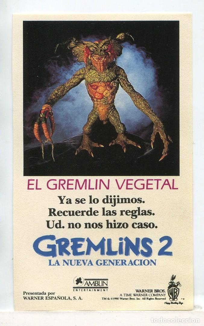 Cine: GREMLINS 2. LA NUEVA GENERACI&Oacute;N. PEGATINA. - Foto 1
