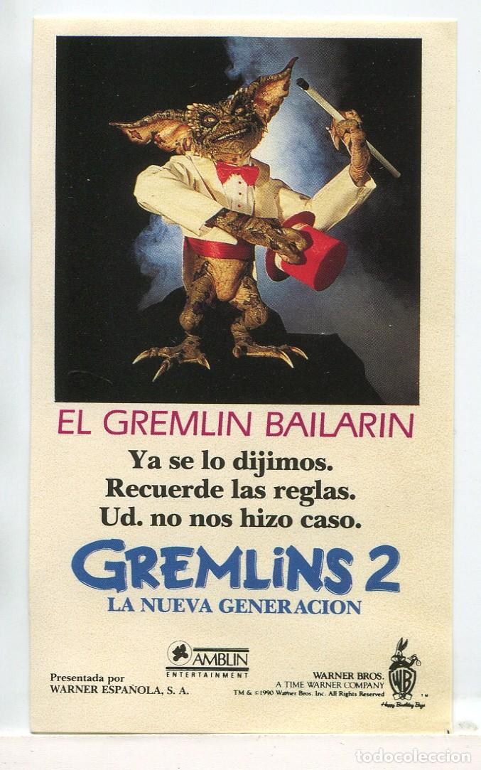 Cine: GREMLINS 2. LA NUEVA GENERACI&Oacute;N. PEGATINA. - Foto 1
