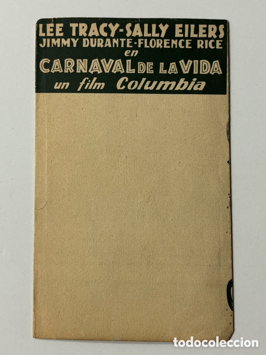 Cine: Programa carnaval de la vida jimmy Durante A15 - Foto 3