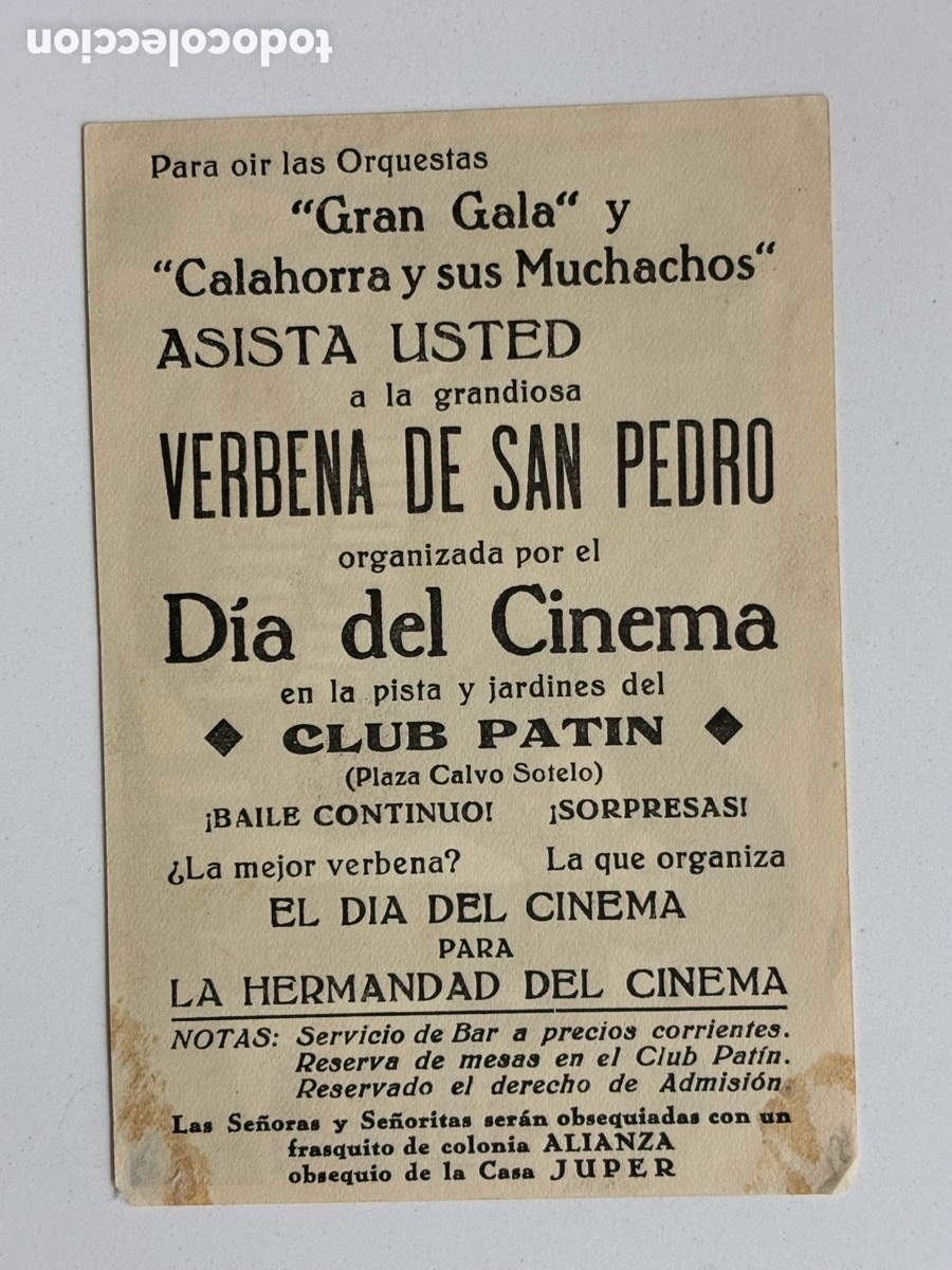 Cine: Programa sucedi&oacute; en paris john loder con publicidad club pat&iacute;n A15 - Foto 2