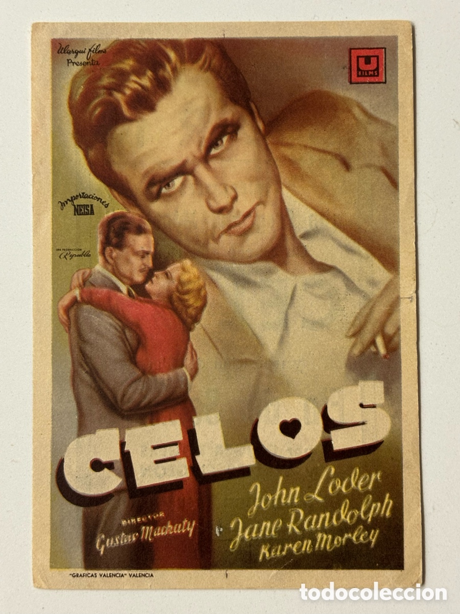 Cine: Programa celos john loder con publicidad cine Born Mallorca A15 - Foto 1