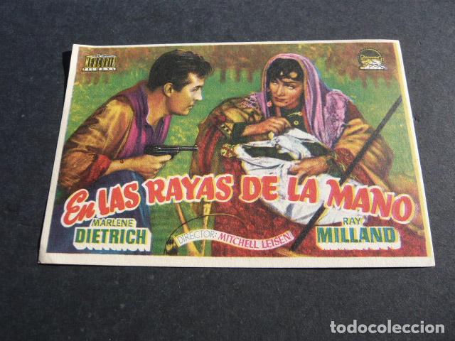 Cine: EN LAS RAYAS DE LA MANO PROGRAMA DE CINE SIN PUBLICIDAD - Foto 1