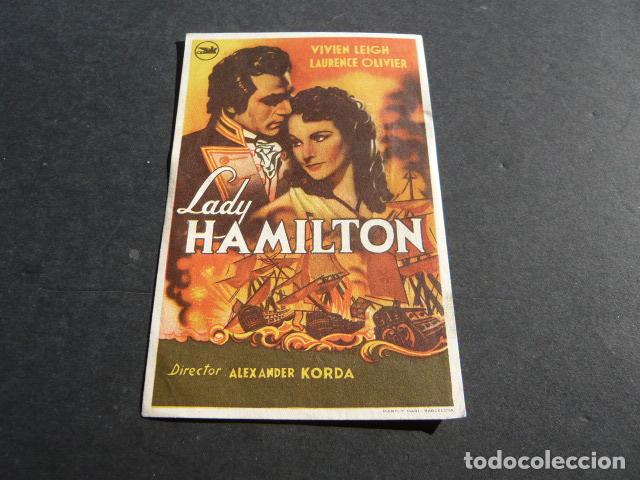 Cine: LADY HAMILTON PROGRAMA DE CINE SIN PUBLICIDAD - Foto 1