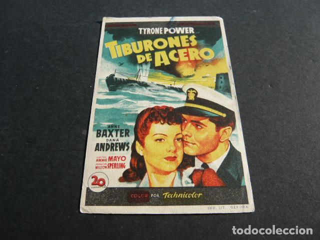 Cine: TIBURONES DE ACERO PROGRAMA DE CINE SIN PUBLICIDAD - Foto 1