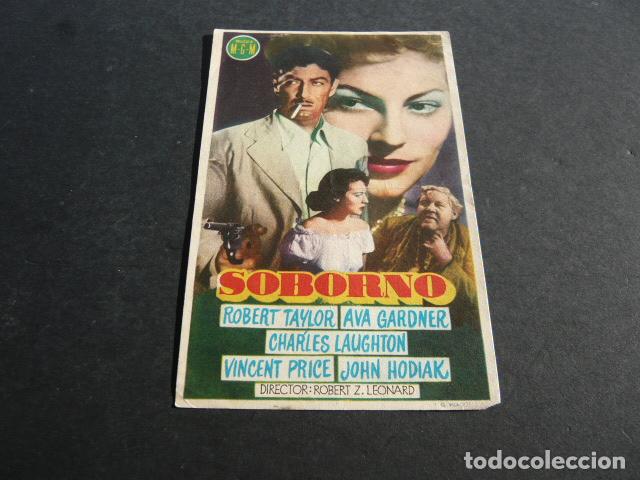 Cine: SOBORNO PROGRAMA DE MANO SIN PUBLICIDAD - Foto 1