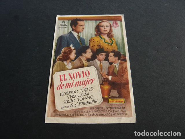 Cine: EL NOVIO DE MI MUJER PROGRAMA DE MANO SIN PUBLICIDAD - Foto 1
