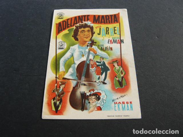 Cine: ADELANTE MARTA PROGRAMA DE MANO SIN PUBLICIDAD - Foto 1