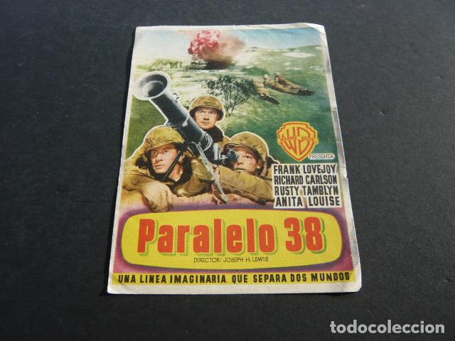 Cine: PARALELO 38 PROGRAMA DE MANO SIN PUBLICIDAD - Foto 1