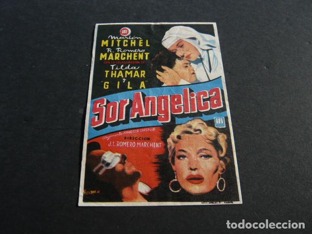 Cine: SOR ANGELICA PROGRAMA DE MANO SIN PUBLICIDAD - Foto 1