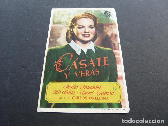 Cine: CASATE Y VER&Aacute;S PROGRAMA DE MANO SIN PUBLICIDAD - Foto 1
