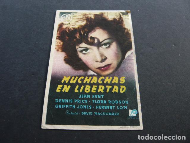Cine: MUCHACHAS EN LIBERTAD PROGRAMA DE MANO SIN PUBLICIDAD - Foto 1