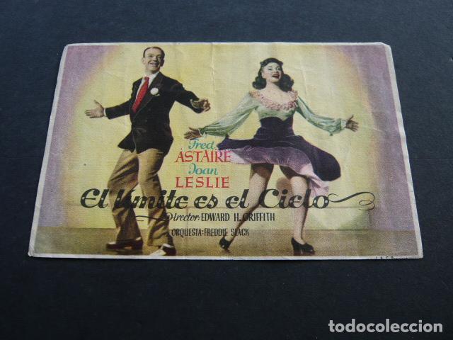 Cine: EL LIMITE ES EL CIELO PROGRAMA DE MANO SIN PUBLICIDAD - Foto 1